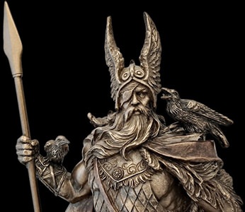 odin figur bronze